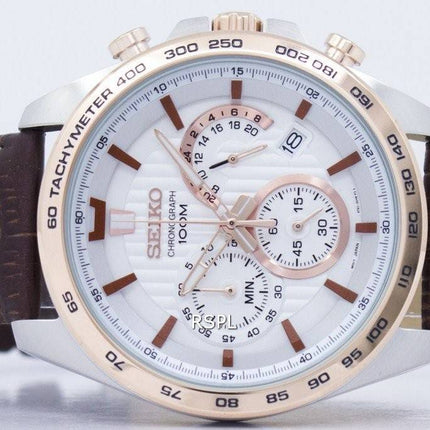 Montre Seiko chronographe Quartz tachymètre SSB306 SSB306P1 SSB306P hommes
