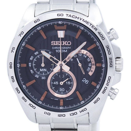 Montre Seiko chronographe Quartz tachymètre SSB307 SSB307P1 SSB307P hommes