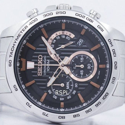 Montre Seiko chronographe Quartz tachymètre SSB307 SSB307P1 SSB307P hommes