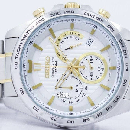 Montre Seiko chronographe Quartz tachymètre SSB309 SSB309P1 SSB309P hommes