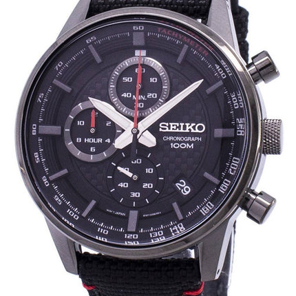 Montre Seiko Sport chronographe tachymètre Quartz SSB315 SSB315P1 SSB315P hommes