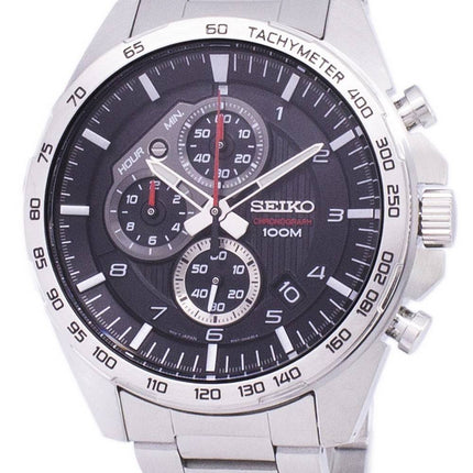 Montre Seiko chronographe tachymètre Quartz SSB319 SSB319P1 SSB319P hommes