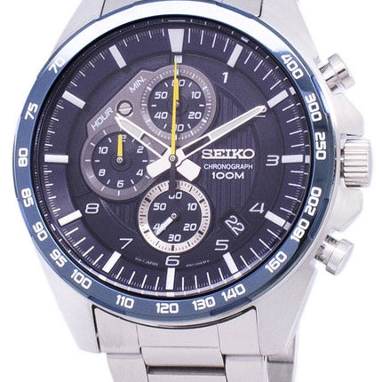 Montre Seiko Motosportz Chronographe Quartz SSB321 SSB321P1 SSB321P hommes