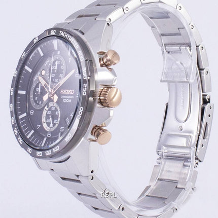 Montre Seiko Motorsport Chronographe Quartz SSB323 SSB323P1 SSB323P hommes