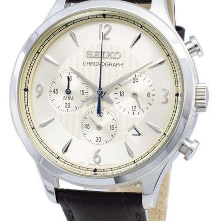 Montre Seiko Chronographe SSB341P SSB341P1 SSB341 à quartz analogique pour homme, reconditionnée