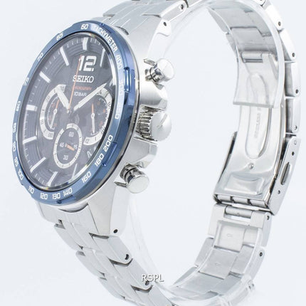 Montre Homme Seiko Chronographe SSB345 SSB345P1 SSB345P Tachymeter Quartz