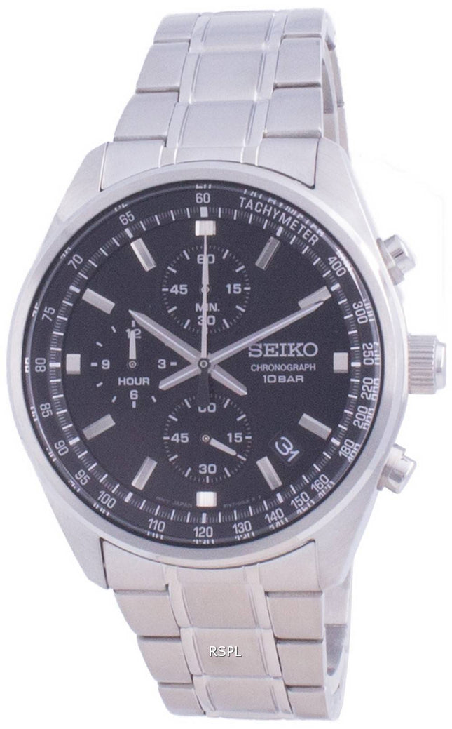 HORSMontre Homme Seiko Chronographe Quartz SSB379 SSB379P1 SSB379P 100M