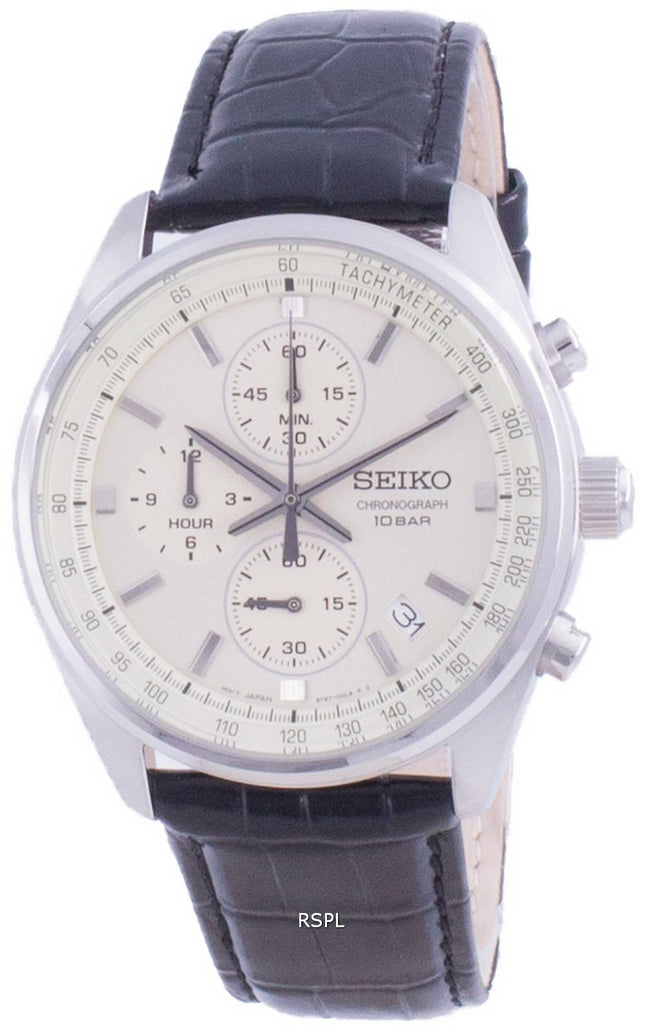 HORSMontre Homme Seiko Chronographe Quartz SSB383 SSB383P1 SSB383P 100M