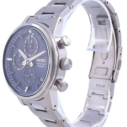 Montre Homme Seiko Discover More Titane Chronographe Quartz SSB387 SSB387P1 SSB387P 100M
