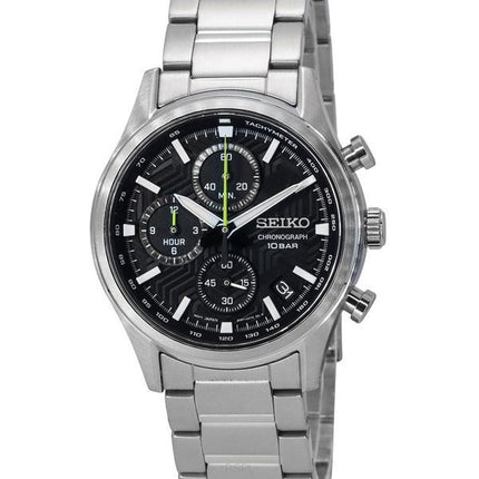 Montre Seiko Conceptual Chronographe Cadran Noir Quartz SSB419P1 100M Homme