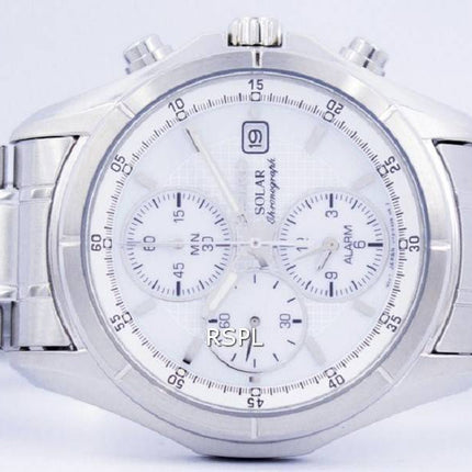 Seiko chronographe solaire SSC003P1 SSC003P hommes montre
