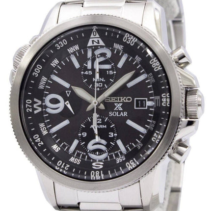 Seiko solaire alarme chronographe SSC075P1 SSC075P SSC075