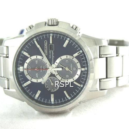 Seiko solaire alarme chronographe SSC085P1 SSC085P SSC085