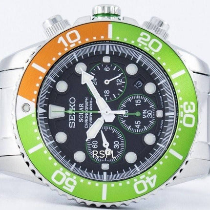 Montre 200M SSC237 SSC237P1 SSC237P masculine Seiko chronographe solaire Diver