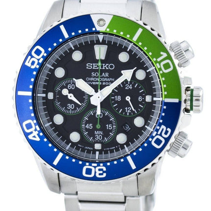Montre 200M SSC239 SSC239P1 SSC239P masculine Seiko chronographe solaire Diver