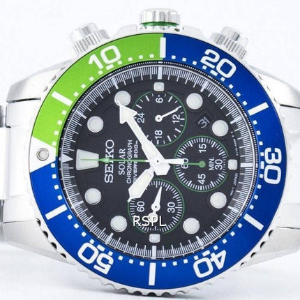 Montre 200M SSC239 SSC239P1 SSC239P masculine Seiko chronographe solaire Diver
