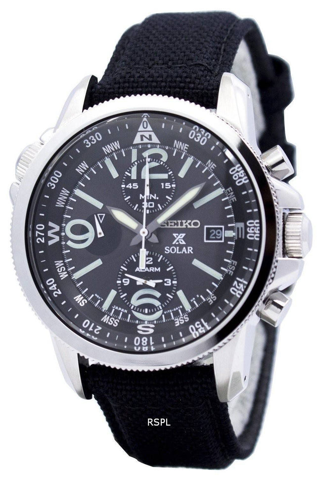 Montre Homme Seiko Prospex Solar Alarm Chronographe SSC293P2 Pour Homme