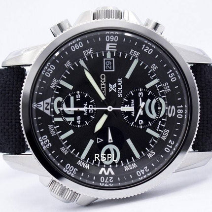 Montre Homme Seiko Prospex Solar Alarm Chronographe SSC293P2 Pour Homme