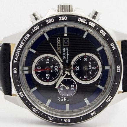 Montre Seiko chronographe solaire alarme SSC437P1 SSC437P hommes
