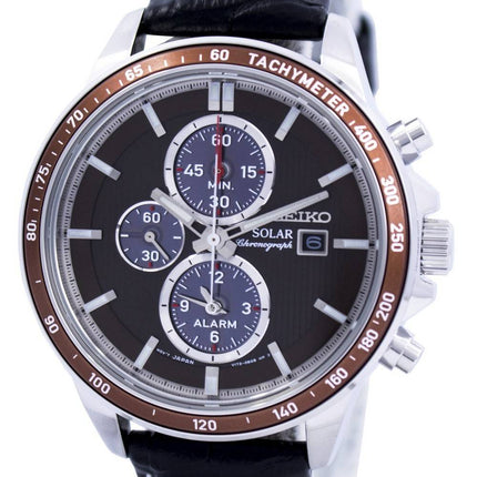 Montre Seiko solaire alarme chronographe SSC503 SSC503P1 SSC503P hommes