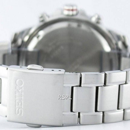 Montre Seiko chronographe solaire alarme SSC553 SSC553P1 SSC553P hommes