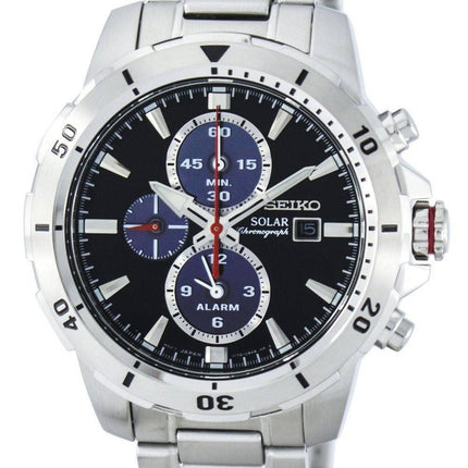 Montre Seiko chronographe solaire alarme SSC557 SSC557P1 SSC557P hommes