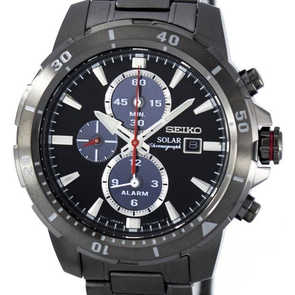 Montre Seiko chronographe solaire alarme SSC559 SSC559P1 SSC559P hommes