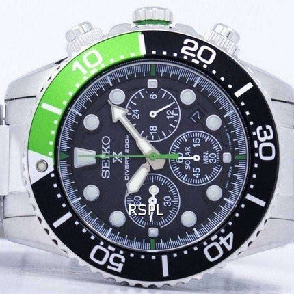 Montre homme Seiko Prospex Diver's Solar Chronograph 200M SSC615 SSC615P1 SSC615P reconditionnée