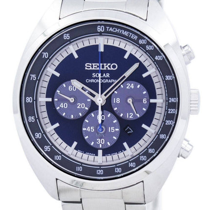 Montre Seiko solaire chronographe tachymètre SSC619 SSC619P1 SSC619P hommes