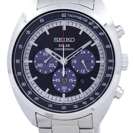 Montre Seiko solaire chronographe tachymètre SSC621 SSC621P1 SSC621P hommes