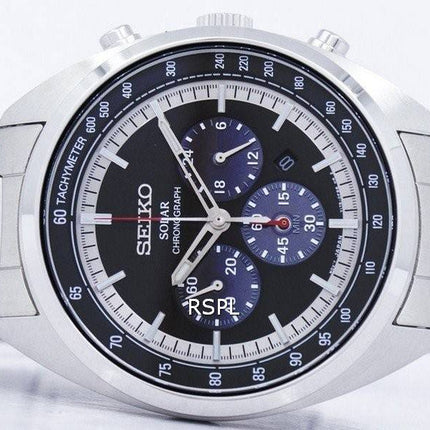 Montre Seiko solaire chronographe tachymètre SSC621 SSC621P1 SSC621P hommes