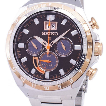 Montre Seiko Prospex solaire spécial Edition Chronograph SSC664 SSC664P1 SSC664P hommes