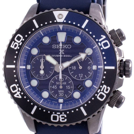Montre pour homme Seiko Prospex Save The Ocean Diver SSC701 SSC701P1 SSC701P Chronographe à quartz édition spéciale 200M
