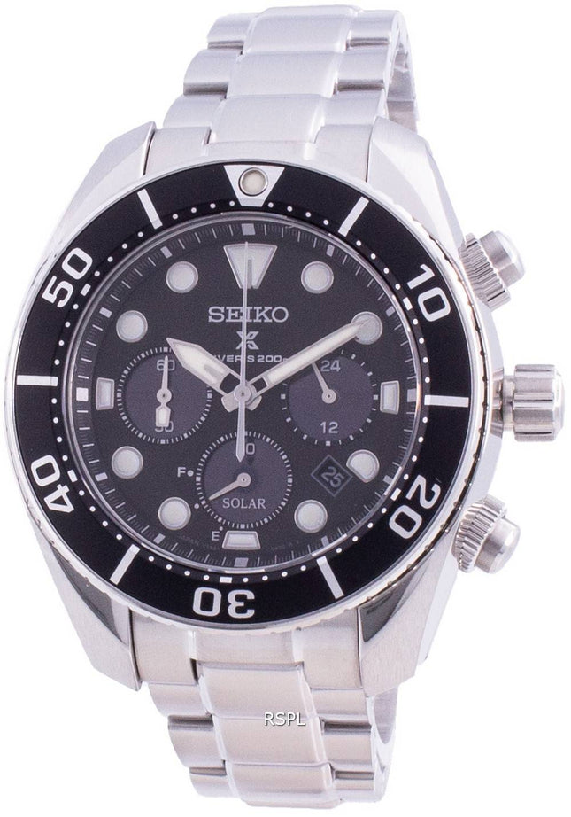 Montre Homme Seiko Prospex Solar Sumo SSC757 SSC757J1 SSC757J Chronographe 200M