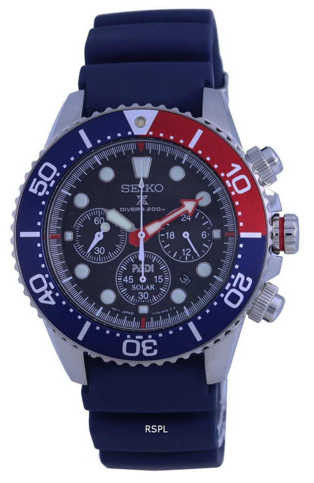 Montre pour homme Seiko Prospex Padi Ã©dition spÃ©ciale chronographe solaire Diver SSC785 SSC785P1 SSC785P 200M