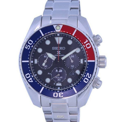 Montre pour homme Seiko Prospex Padi Sumo édition spéciale chronographe Solar Diver SSC795 SSC795J1 SSC795J 200M