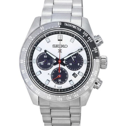 Montre Homme Seiko Prospex Speedtimer Go Large Chronographe Cadran Argent Solaire SSC911P1 100M