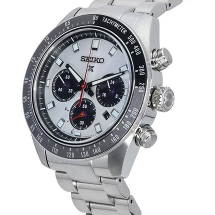 Montre Homme Seiko Prospex Speedtimer Go Large Chronographe Cadran Argent Solaire SSC911P1 100M