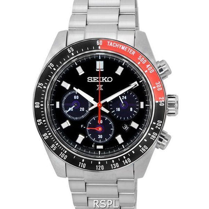Montre Homme Seiko Prospex Speedtimer Go Large Chronographe Solaire Cadran Noir SSC915 SSC915P1 SSC915P 100M