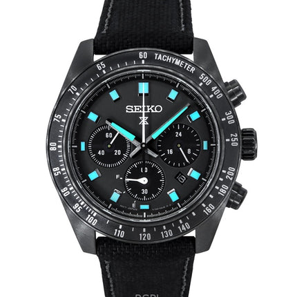 Montre homme Seiko Prospex Black Series Night Vision Speedtimer Chronographe Cadran noir Solaire SSC923P1 100 m