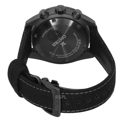 Montre homme Seiko Prospex Black Series Night Vision Speedtimer Chronographe Cadran noir Solaire SSC923P1 100 m