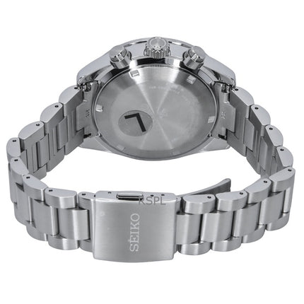 Montre homme Seiko Prospex Crystal Trophy Speedtimer chronographe cadran bleu solaire SSC935P1 100 m
