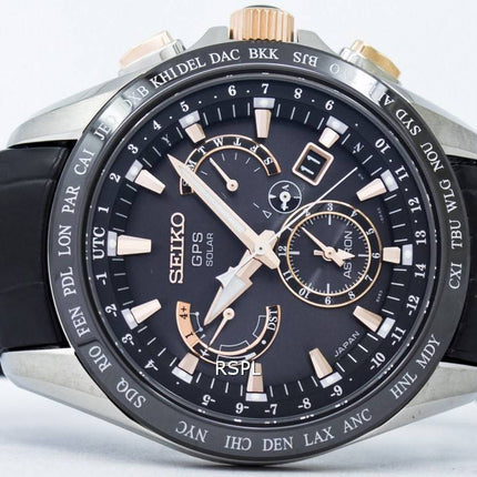 Montre Seiko Astron GPS solaire Dual Time SSE061 SSE061J1 SSE061J hommes