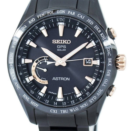 Seiko Astron Titanium GPS solaire mondial temps Japon fait SSE113 SSE113J1 SSE113J montre homme