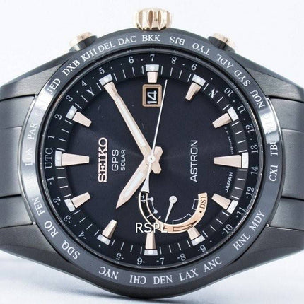 Seiko Astron Titanium GPS solaire mondial temps Japon fait SSE113 SSE113J1 SSE113J montre homme