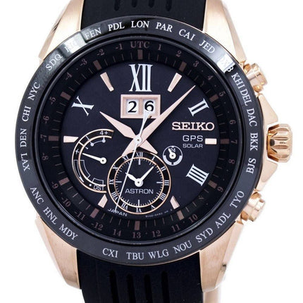 Montre Seiko Astron GPS calendrier perpétuel solaire SSE153 SSE153J1 SSE153J hommes