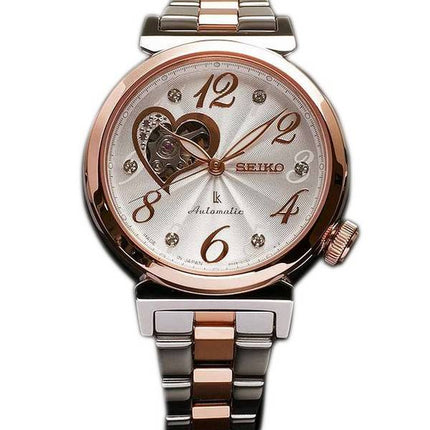Seiko Lukia automatique Swarovski Crystal Japon fait SSVM022 Women Watch