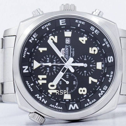 Orient pilote Chronographe Quartz Japon fait STT17001B0 montre homme