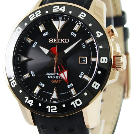 Montre Seiko Sportura Kinetic GMT SUN028P1 SUN028P masculin