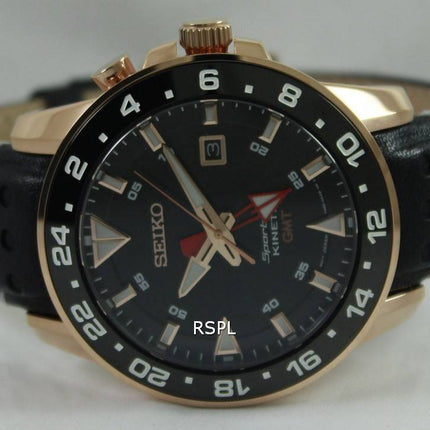 Montre Seiko Sportura Kinetic GMT SUN028P1 SUN028P masculin